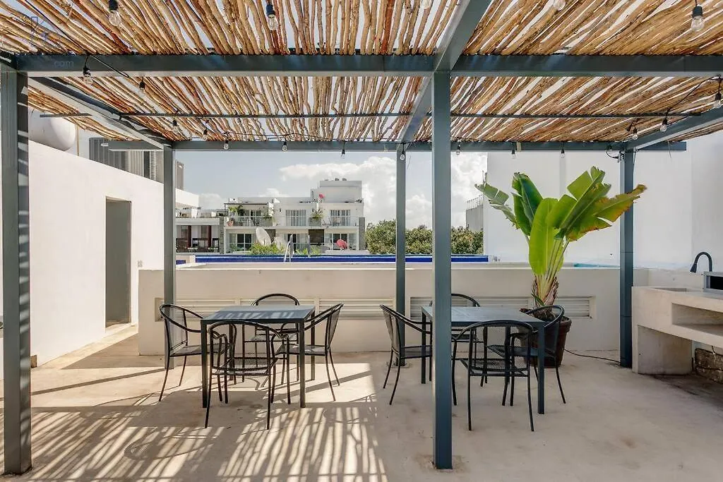 Dpto A 5 Min De La Playa Con Piscina Y Rooftop Playa del Carmen Apartment